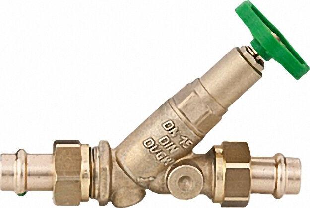 Schlösser Freistromventil mit Pressverschraubung-Viega DN 20/18mm nich Schlösser Freistromventil mit Pressverschraubung-Viega DN 20/18mm nich