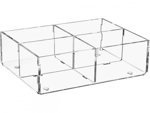 Sortierbox aus Plexiglas transparent 160x120x50mm 9315619