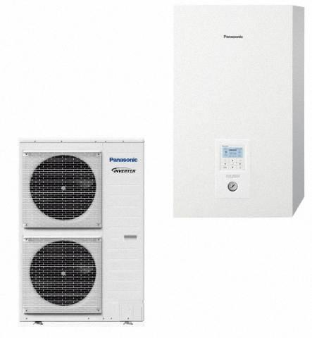 Panasonic Aquarea LT Wärmepumpe Split mit Hydromodul, 12,0kW, 400V, KIT-WC12H9E8