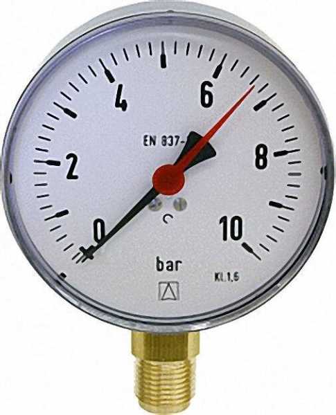 Manometer 0-2,5 bar 100mm für G1/2