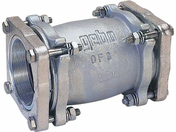 GEBO Temperguss-Klemmverbinder (i/i) Gas PN 1, Wasser PN 16, Typ OF 3'' (88,9)