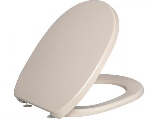 WC Sitz Twist mit Edelstahlscharnier bahama-beige aus Duroplast