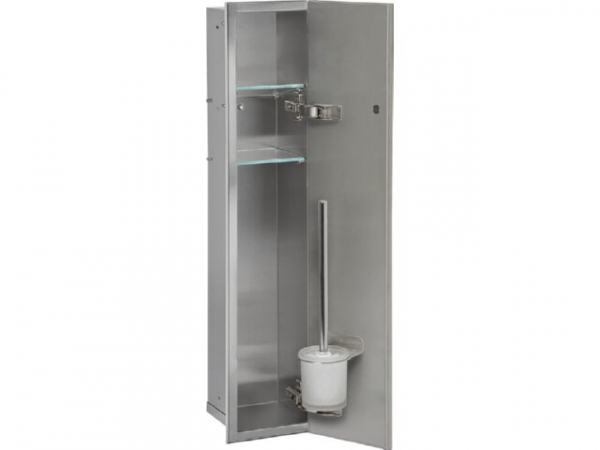 WC-Wandcontainer Edelstahl befliesbar Zero 800 1 Türe rechts