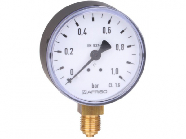 Manometer NG 63 radial 0 bis 1 bar