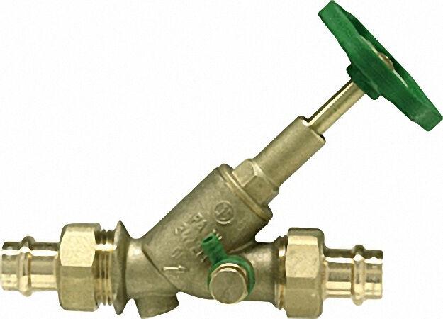 Schlösser Freistromventil mit Pressverschraubung-Viega DN 20/18mm stei Schlösser Freistromventil mit Pressverschraubung-Viega DN 20/18mm stei