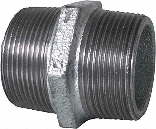 Tempergussfitting verzinkt Nr.: 280 Doppelnippel d = 1 1/4'' Tempergussfitting verzinkt Nr.: 280 Doppelnippel d = 1 1/4''
