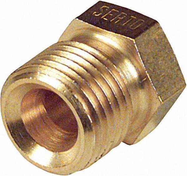 SERTO - Einschraubstutzen SOES 8mm x 1/4'' SO1001 8x1/4'' ohne Klemmring!