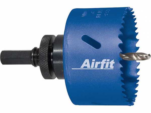 AIRFIT Kreisschneider HSS Bimetall komplett für Kunststoff Holz und Metall / D 76mm