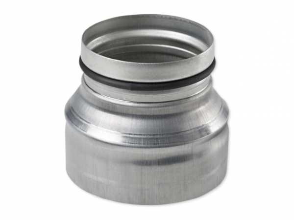 tecalor Reduzierstück DN160/125, Stahlblech verzinkt, LWF RS 160-125