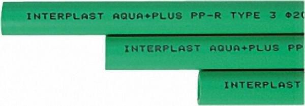 PPR Rohr Aqua-Plus d = 20 x 3,4mm, 25 Stangen x 4m