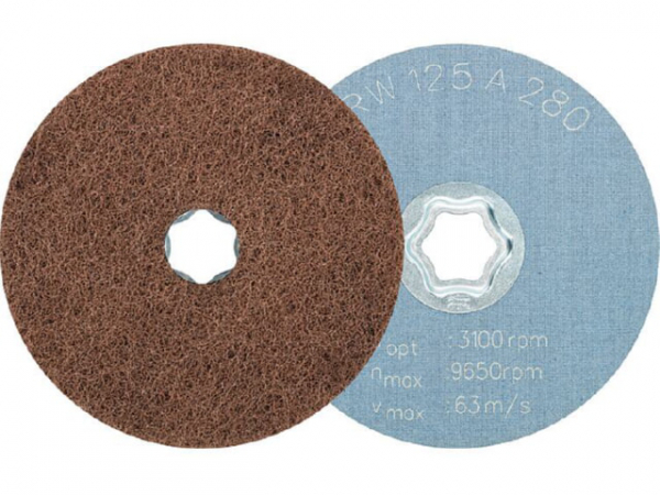 Vliesscheibe Pferd COMBICLICK, d 125 mm, Körnung A280