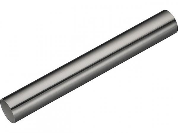 Schutzrohr geschlitzt Metalloptik Edelstahl gebürstet 21,7mm, Länge 160mm