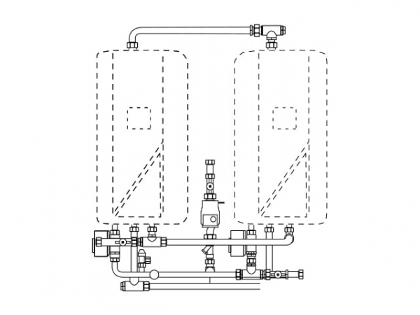 Sailer Kaskadenset PLUS 50-100 für Frischwasserstationen FRIWASTA Plus 50-100 l/min