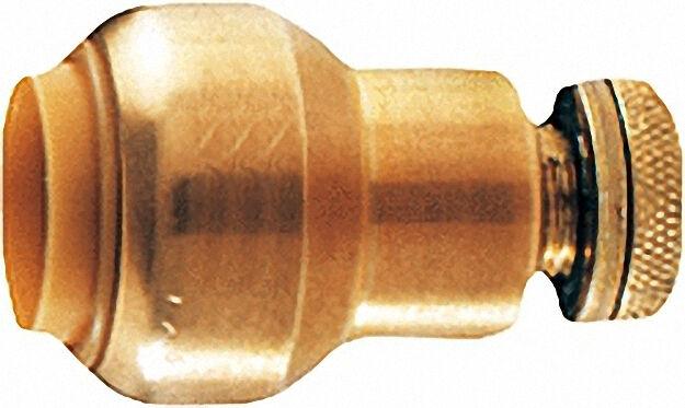 Steckfitting Kappe i mit Entlüftung D: 18mm Typ T302 Steckfitting Kappe i mit Entlüftung D: 18mm Typ T302