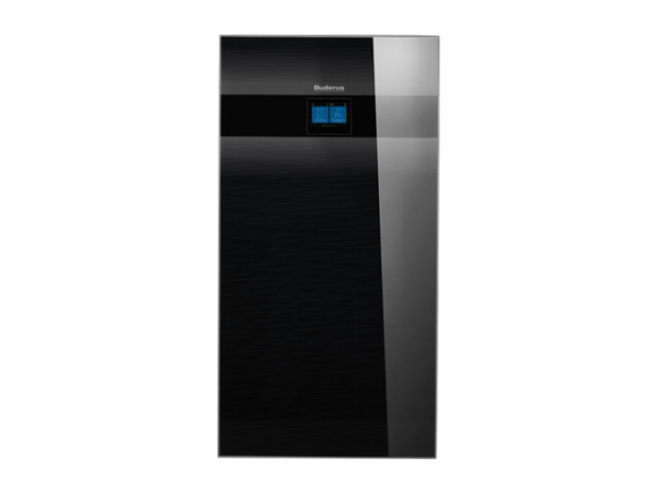 Buderus Sole/Wasser-Wärmepumpe Logatherm WSW196i.2-6 Paket Titanium Design 6 kW mit EMS plus Regelsystem MX400 Touchscreen BC400 Absperrarma