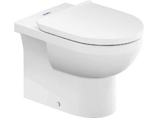 Stand-Tiefspül-WC Duravit No. 1, spülrandlos, weiß