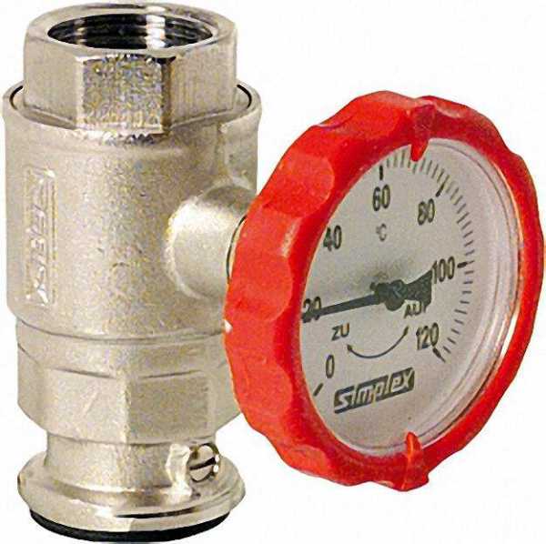 SIMPLEX Heizkreis-Set M 1'' 2 Pumpenkugelhähne 1'' 1 Rücklaufkugelhahn 1''
