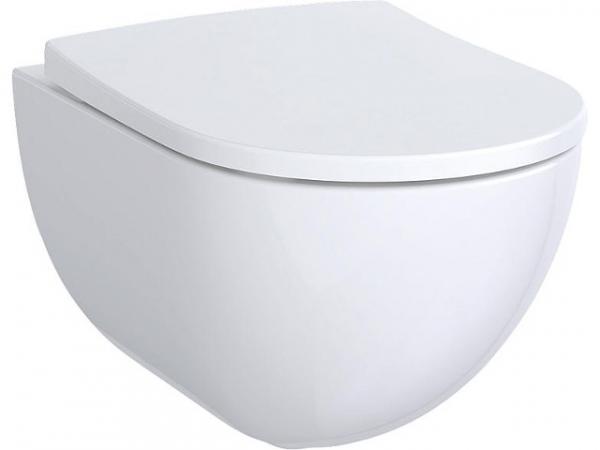 Wandtiefspül-WC Geberit Acanto weiß, spülrandlos BxTxH 350x510x335mm