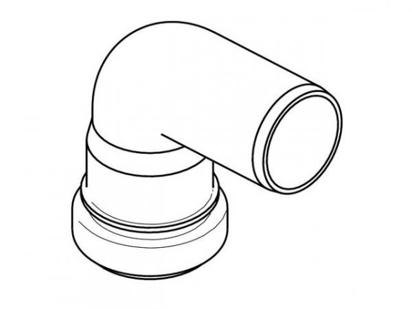 WOLF 2651080 Bogen 87 Gr. PP DN40