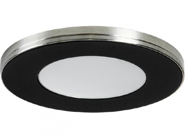 LED-Einbaudownlight 12V DC 2,6W schwar