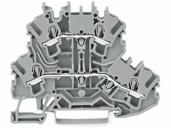 Doppelstockklemme Wago 2002-2201 VPE: 50 Stück