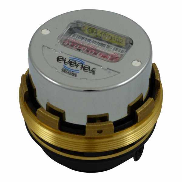 EVENES Messkapsel-Wasserzähler Gewinde M77x1,5 Warmwasser 90°