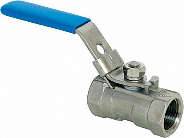 Muffenkugelhahn, 1 tlg., Edelstahl Werkstoff 1.4408, reduz. Durchgang PN 40 1 1 /4'' Typ A-590 TLD