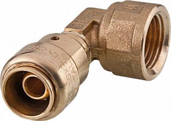 COMISA Steckverbindersystem Pronto Fit Übergangswinkel mit IG 90° 16x2mm - 1/2''