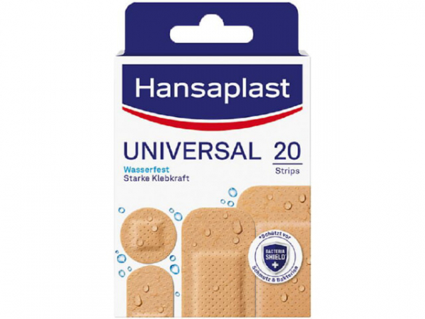 Universalpflaster Hansaplast UNIVERSAL Strips 20 Stück 4 Größen
