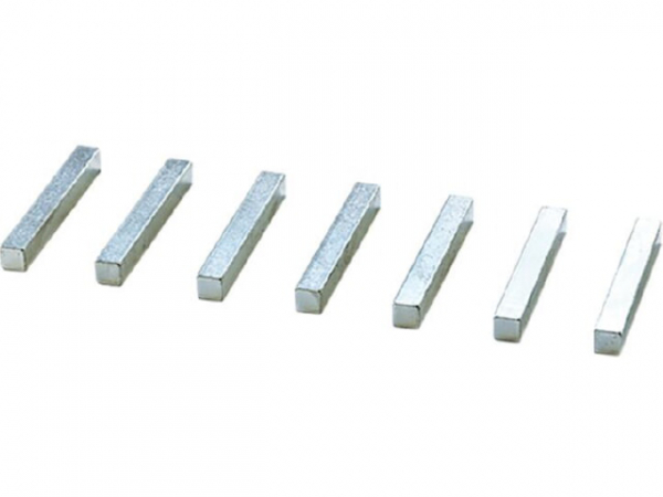 KDK Aluminiumcomposit Zähleranschlussstift, 100A, l=45mm, Vierkant