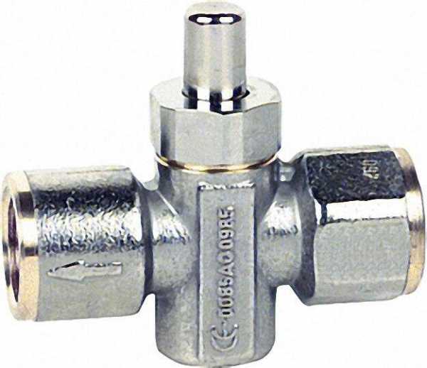 Manometer-Druckknopfhahn MDH 1/2''