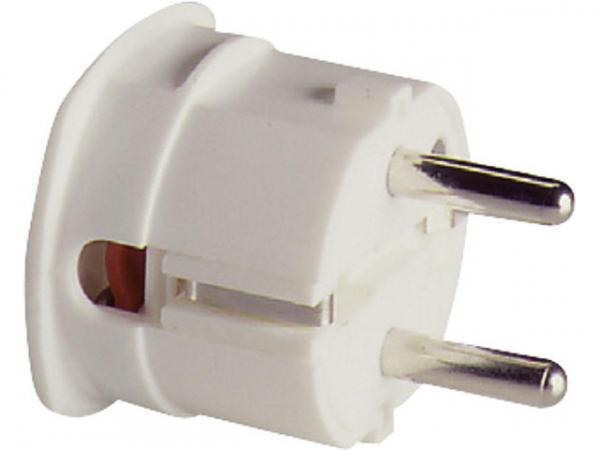 Schukostecker 1 Stück !!!! 16A 250 V weiß Winkelstecker Z45