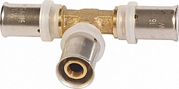 Pressfitting für MSVR T-Stück mit gleichen Abgängen 20x2mm