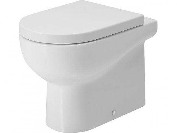 Stand-Tiefspül-WC Nuvola, 550x350mm, spülrandlos, aus Keramik, weiß