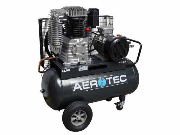 Kolbenkompressor AEROTEC 820-90 PRO 400 Volt mit 10 bar und 90 Liter Kessel