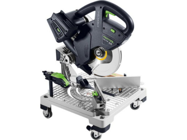 Akku-Leistensäge Festool SYMMETRIC SYMC 70 EB-Basic, 2x 18 V ohne Akkus und Ladegerät