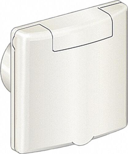 Saugdose Quadra 8 x 8 cm, Kunststoff RAL 9001, Cremeweiß
