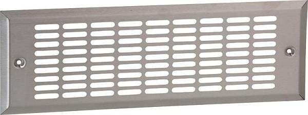 Abdeckgitter-Set Wand, Farbe Edelstahl matt