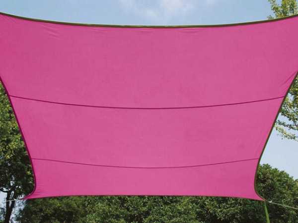 Sonnensegel Viereck 4x3 m Fuchsia GSS4430FU