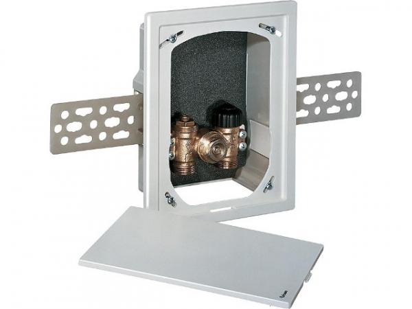 Multibox C/E Unterputz Rücklauftemperaturbegrenzer mit Thermostat-Oberteil für Stellantrieb oder Ferneinsteller weiß RAL 9016 Kvs: 1, 35