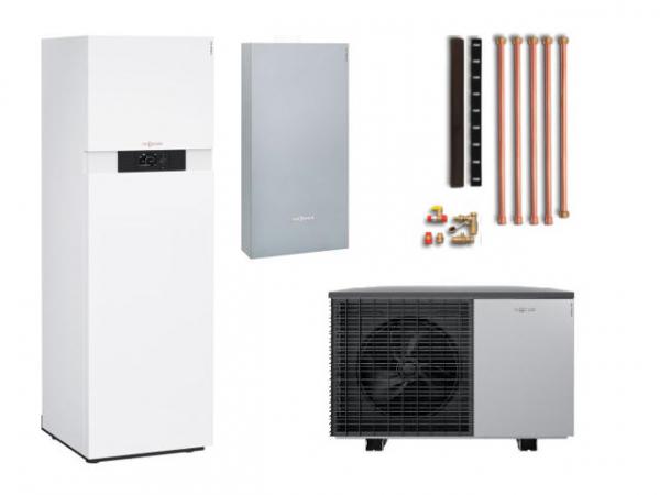 Viessmann Wärmepumpen-Paket Vitocal 222-S, 4,8kW, AWBT-M-E-AC 221.C06 Anschluss nach oben, Speicher 220L, Z017629