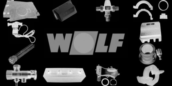 WOLF 2484297 Seitenverkleidung links unteninkl. Befestigungsmaterial, Weiß