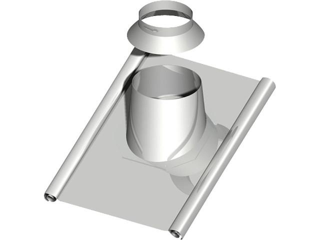 Dachdurchführung 45-55°, DN 200 mit Bleischürze ca. 1000 x 900mm incl. Dachdurchführung 45-55°, DN 200 mit Bleischürze ca. 1000 x 900mm incl.
