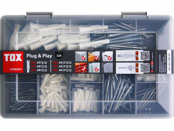 6//36 und 8//51 5//31 Tox Dübel Tri /& Trika Miniset Clever Standard Sortiment Inh
