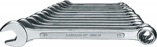 CAROLUS Ring-Maulschlüssel-Satz 10-tlg. 8, 10, 11, 12, 13, 14, 15, 17, 19, 22,