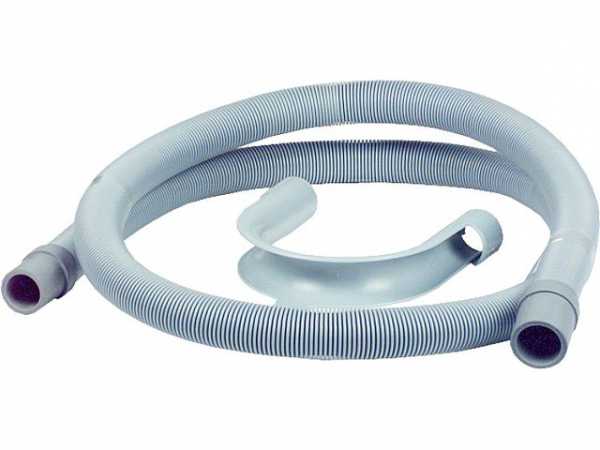 PVC-Abfluß-Spiralschlauch für Wasch-und Spülmaschinen Größe 3/4", Länge 2500mm