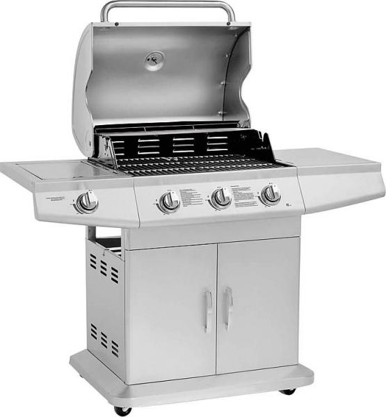 JUSTUS 130104 Gasgrill JG 300 F2S Helios, Edelstahl