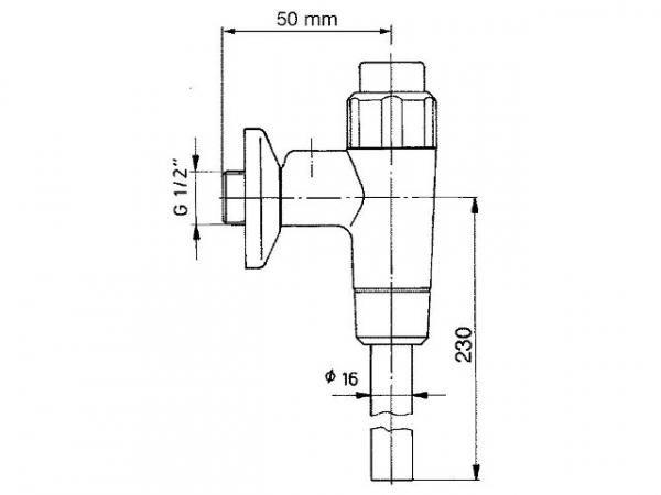 Ablauf Benkiser komplett für Modell 666-677/699 mit Spülrohr 180mm lang,Dichtung+kon.ÜWM.