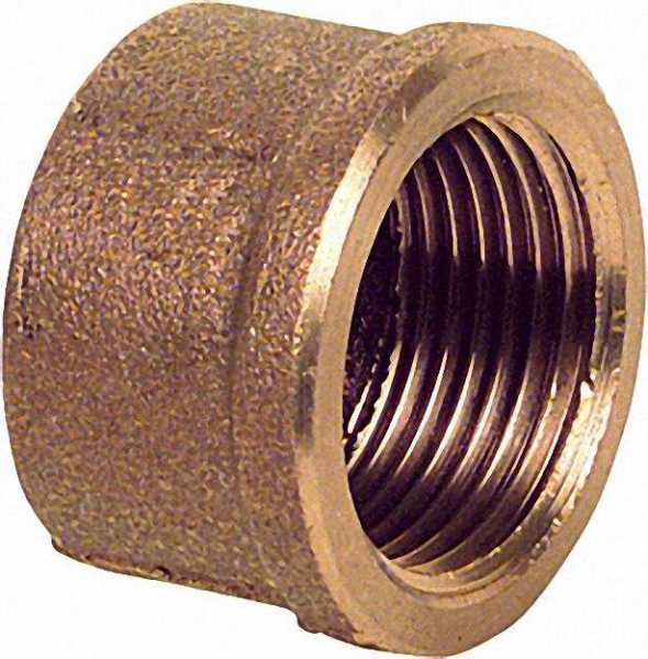 Rotguß-Gewindefitting Kappe Typ 3301 1 1/4'' IG