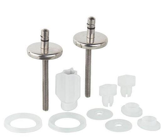 HARO WC-Scharnier Haro C4702Y Edelstahl, FastFixmutter, Excenter-Verstellung,Take Off